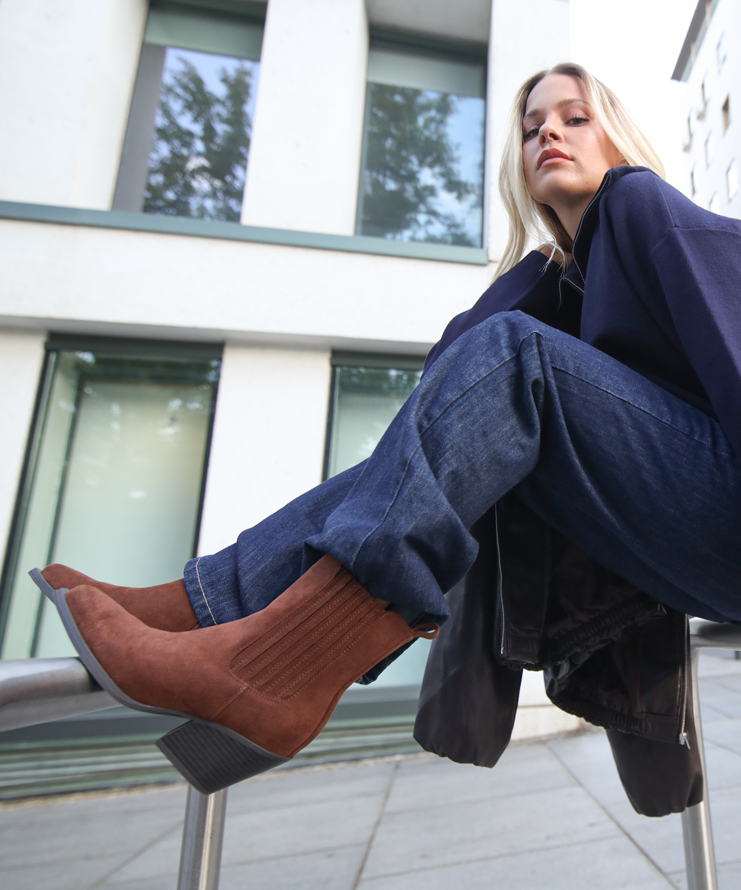 Botines tacón cowboy image number null